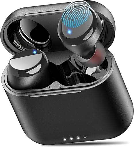 TOZO T6 Wireless Earbuds Bluetooth 5.3 Headphones, Ergonomic Design in-Ear Headset, 50Hrs Playtime with Wireless Charging Case, APP EQ Customisable, IPX8 Waterproof, New Upgraded Version on Amazon.ae - Price Tracker