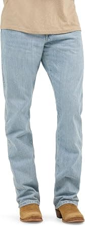 بنطلون جينز رجالي ريفيرتون ريفيرتون من Wrangler بتصميم ريترو ريلاكسد فيت - دليلك لأفضل العروض