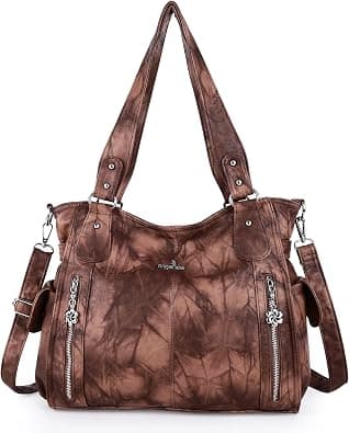 Angel Kiss Handbags for Women Hobo Purse Roomy Casual Shoulder Bags PU Tote Bag Crossbody Bag for Women - متتبع أسعار Amazon.sa
