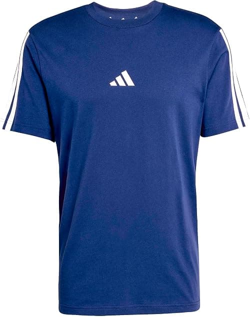 adidas Mens ESSENTIALS THREE STRIPES SINGLE JERSEY TEE T-Shirt (pack of 1) على أمازون - دليلك لأفضل العروض