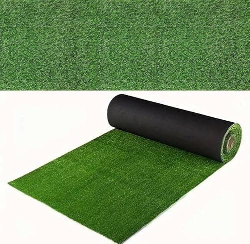 MOMENT 30MM Realistic Artificial Grass Rug Indoor Outdoor, Dog Grass Mat with Drainage Holes and Replacement Artificial Grass Turf, Fake Grass for Garden Lawn Landscape Balcony Decoration[100*100CM] on Amazon.ae - Price Tracker