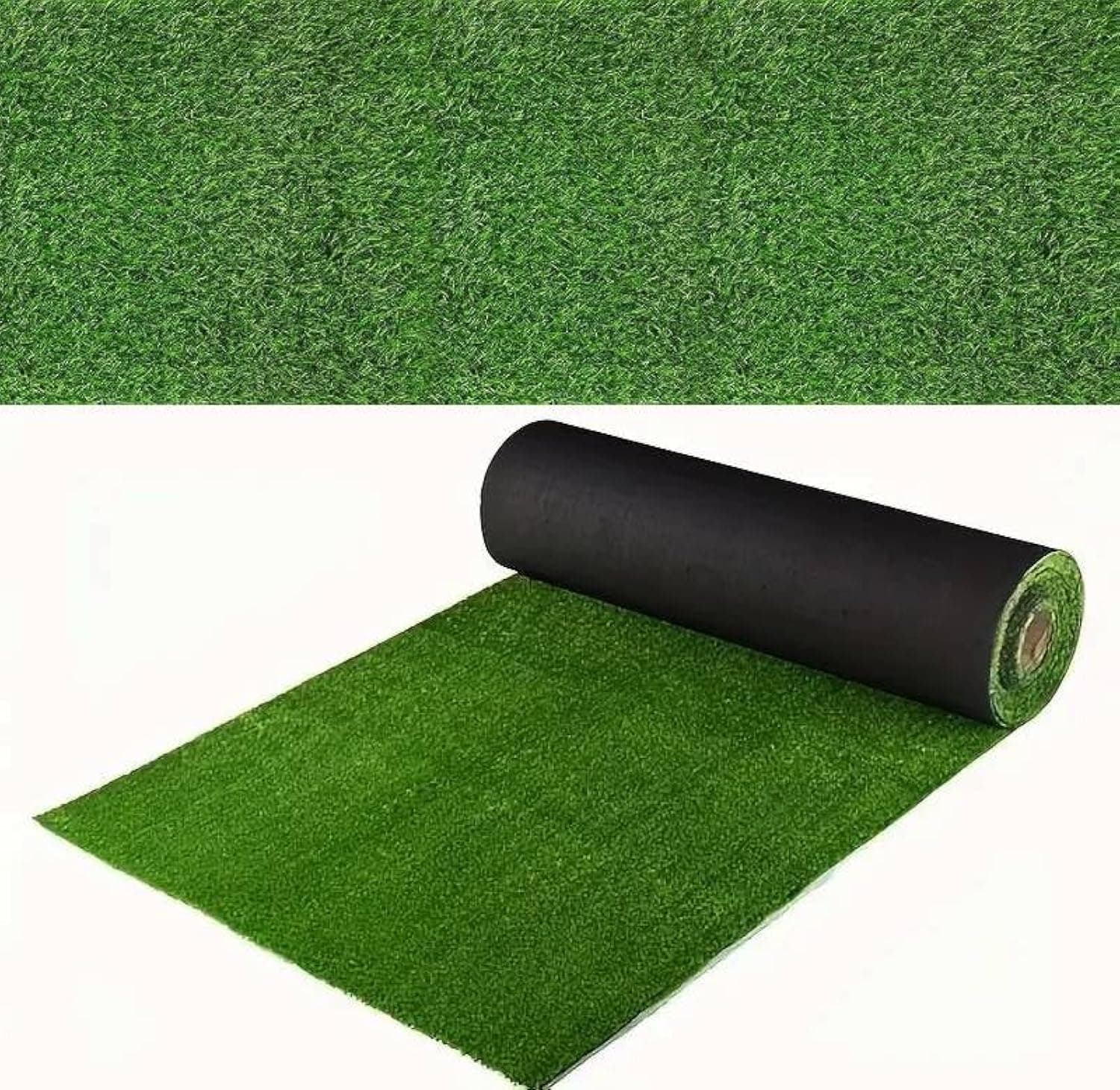 MOMENT 30MM Realistic Artificial Grass Rug Indoor Outdoor, Dog Grass Mat with Drainage Holes and Replacement Artificial Grass Turf, Fake Grass for Garden Lawn Landscape Balcony Decoration[100*100CM] on Amazon.ae - Price Tracker