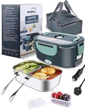 Buddew Electric Heated Lunch Box, Portable Food Warmer for Car/Truck/Office on Amazon.ae - Price Tracker