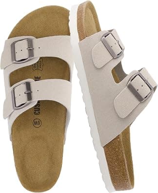 CUSHIONAIRE Women's Lane Cork Footbed Sandal With +Comfort on Amazon.ae - Price Tracker