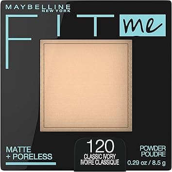 Maybelline New York Fit Me Matte Plus Pore Less Powder, Classic Ivory, 0.29 Ounce on Amazon.ae - Price Tracker