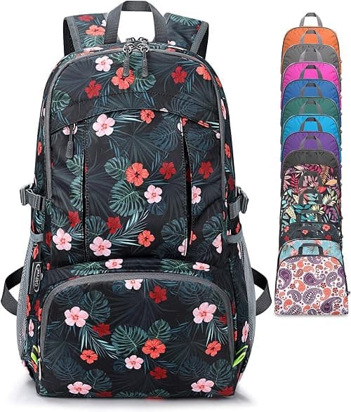 G4Free 40L Hiking Backpack Daypack with Wet Pocket Lightweight Packable Waterproof Handy Foldable Camping Outdoor Travel Large على Amazon.ae - متتبع الأسعار