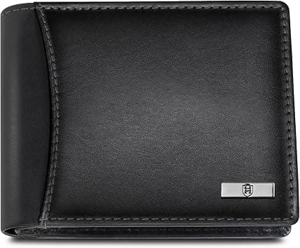 HORNBULL Maddison Men's Genuine Leather Wallet (Black 2) - Best Deal Finder