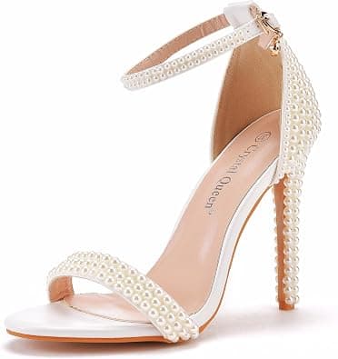 Crystal Queen Plx11alwp womens Heeled Sandal على Amazon.ae - متتبع الأسعار