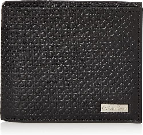 Calvin Klein Men's Black Bi-Fold Wallet With Coin Pocket, Casual Style For Adult Men on Amazon.ae - Price Tracker