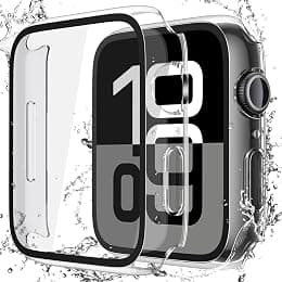 Misxi [2 Pack Waterproof Hard Case with Tempered Glass Compatible with Apple Watch Series 10 (2024) 42mm, Ultra-Thin Anti-Fall Tough Protective Cover for iWatch Screen Protector, Crystal Transparent - Best Deal Finder