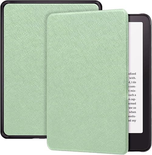 Zuooiec Case for Kindle Paperwhite 12th Gen 2024 (7") and Kindle Colorsoft Signature Edition - PU Leather Cover with Auto Sleep Wake for Kindle Paperwhite Signature 2024 Released, Green on Amazon.ae - Price Tracker