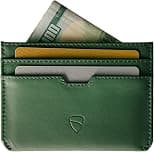 Vaultskin MOORGATE Slim Card Holder - Minimalist Leather Wallet, RFID Blocking Sleeve, Fits Front Pocket, for Men and Women - Best Deal Finder