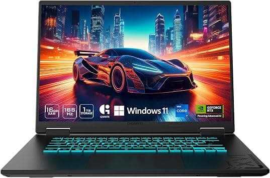 GIGABYTE - Gaming A16 Gaming Laptop - 165Hz 1920x1200 WUXGA - NVIDIA GeForce RTX 5060 - Intel i7-13620H - 1TB SSD with 16GB DDR5 RAM - Windows 11 Home AD Gaming A16 CVHI3US894SH - Amazon.ae Price Tracker