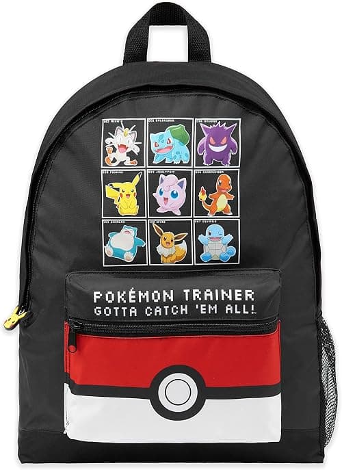 Pokemon Backpack Kids School Bag Boys Girls Teens Pikachu Eevee Pokeball on Amazon.ae - Price Tracker