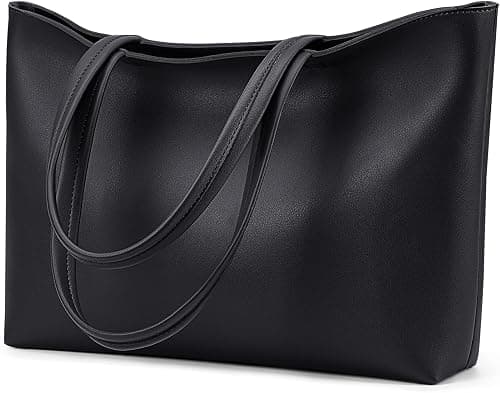 KALIDI Tote Bag Zipper Shoulder Bag Faux Leather Purses for Women Large Casual Handbag Work Dating College على Amazon.ae - متتبع الأسعار