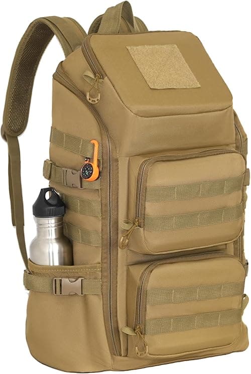 Lightweight Tactical Backpacks with Laptop Compartment for Men 40L EDC MOLLE Military Style 17 in Computer with Cup Holder Travel Hiking Daypack on Amazon.ae - Price Tracker