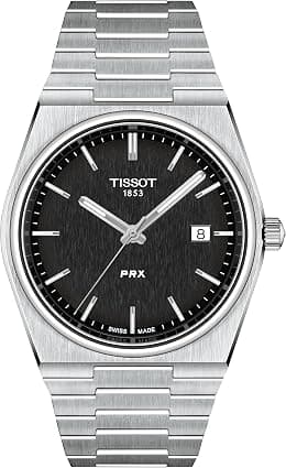 Tissot mens PRX 316L stainless steel case Dress Watch Grey T1374101105100 - دليلك لأفضل العروض