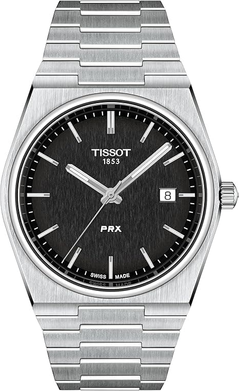 Tissot mens PRX 316L stainless steel case Dress Watch Grey T1374101105100 on Amazon.ae - Price Tracker