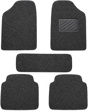 5PCS Premium Noodle Grass PVC Mats – All Weather Front, Rear & Center Mats, Heavy Duty Anti-Slip Automotive Floor Mats, Waterproof Car Interior Protection (Black) on Amazon.ae - Price Tracker