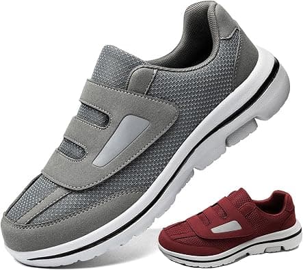 Diabetic Shoes for Men and Women Extra Wide Width Adjustable Sneakers for Swollen Feet Soft Sole Orthopedic Slip On Walking Shoes on Amazon.ae - Price Tracker