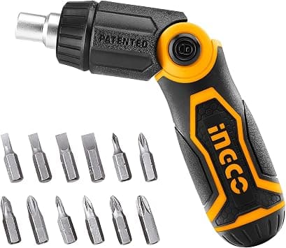 INGCO Compact 13-In-1 Ratchet Screwdriver Set - AKISD1208 on Amazon.ae - Price Tracker