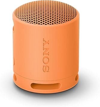 Sony SRS-XB100 Wireless Bluetooth Speaker, Portable, Lightweight, Compact, Outdoor, Travel Speaker, Durable, IP67 Waterproof and Dustproof, 16 Hour Battery, Carry Strap, Hands-Free Calling, Orange - Amazon.ae Price Tracker