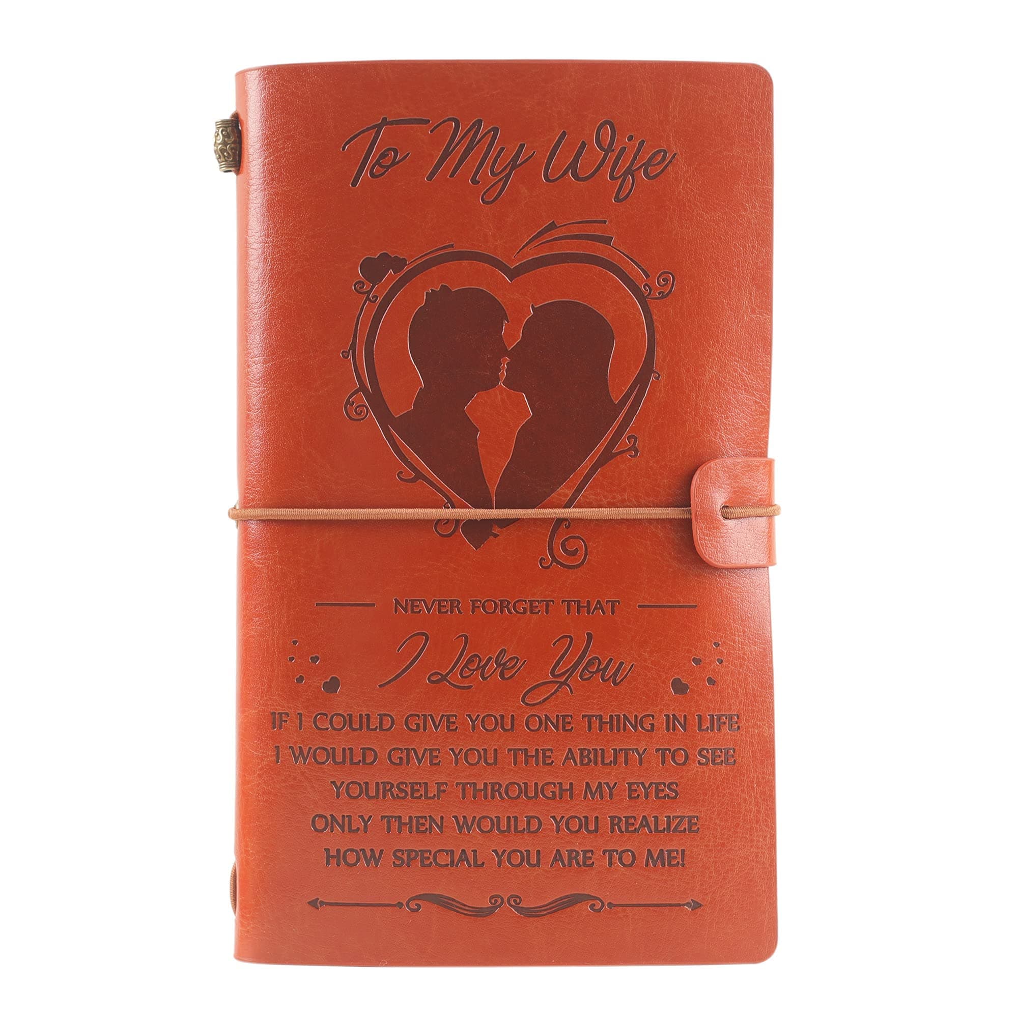 Excefore To My Wife Leather Journal from Husband, Refillable Journal Notebooks, Travel Diary Anniversary Wedding Birthday Gift for Wife from Husband on Amazon.ae - Price Tracker