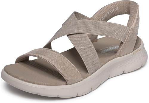 Skechers Women's Go Walk Flex Sandal - Glimmer Up Hands Free Slip-insSandal على Amazon.ae - متتبع الأسعار