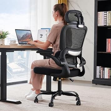 TRALT Office Chair Ergonomic Desk Chair, 330 LBS Home Mesh Office Desk Chairs with Wheels, Comfortable Gaming Chair, High Back Office Chair for Long Hours (Black) - Amazon.ae Price Tracker