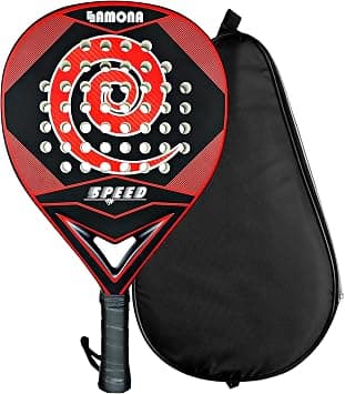 Full Carbon Fiber Padel Racket with Ultra Softa EVA Foam- Paddle Racket Lightweight Design with Comfortable Grip 38mm Carbon pala de Padel Racquet - Best Deal Finder