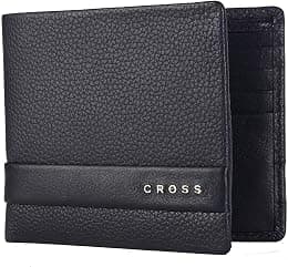 Cross Navy Men's Stylish Genuine Leather Slim Wallet with 6 Months Warranty (AC978121_1-5) - Best Deal Finder