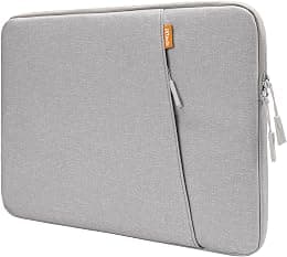 JETech Laptop Sleeve for 13-14Inch MacBook Neo (A18 Pro), MacBook Air/Pro (M1-M5) 2020-2026, 13-13.6 Inch Notebook, Waterproof Shock Resistant Bag Case with Accessory Pocket (Light Grey) - Best Deal Finder