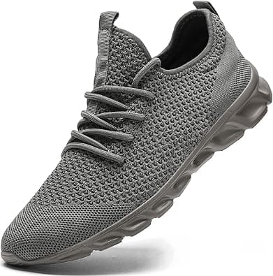 Damyuan Mens Lightweight Athletic Running Walking Gym Shoes Casual Sports Shoes Fashion Sneakers Walking Shoes on Amazon.ae - Price Tracker