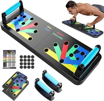 Berleng Floor Push Up Handles, Portable Strength Training Home Gym, Home Workout Equipment For Men And Women - Best Deal Finder