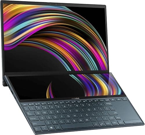 ASUS ZenBook Duo UX481 14” FHD NanoEdge Bezel Touch, Intel Core i7-10510U, 8GB RAM, 512GB PCIe SSD, Innovative ScreenPad Plus, Windows 10 Home, UX481FA-DB71T, Celestial Blue on Amazon.ae - Price Tracker