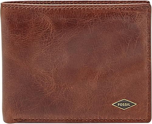 Fossil Men's Leather Bifold Wallet with Flip ID Window on Amazon.ae - Price Tracker
