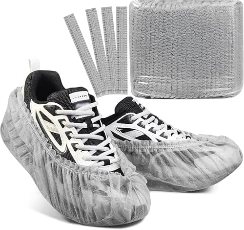 Disposable Shoe Covers, Non-Woven Household Shoe Covers,Thickened, Indoor Shoe Protection Covers, Men's And Women's Sizes Universal (100 Pcs, 50 Pairs) on Amazon - Best Deal Finder