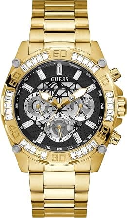 GUESS Men's Sport Multifunction Cut-Thru 46mm Watch - Best Deal Finder