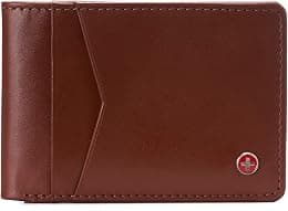 alpine swiss Delaney Men’s RFID Blocking Slimfold Wallet Thin Bifold Cowhide Leather Comes in Gift Box - Amazon.ae Price Tracker