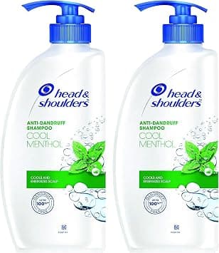 Head & Shoulders Anti Dandruff Shampoo, 2 Pack, Cool Menthol Scent Refreshes and Cleanses Scalp, Daily Use For all Hair Types, 22 oz Pump Bottles - Best Deal Finder