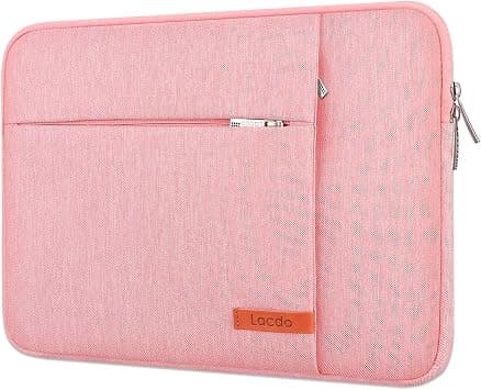 Lacdo 13 inch Laptop Sleeve Case for 13 inch MacBook Air M5 A3449 (2026), M4 A3240 2025, M3 A3113, M2 A2681, M1 A2337 | 13" MacBook Neo A18 Pro A3404 (2026) | iPad Air/Pro 13 M5 Computer Bag,Peach on Amazon.ae - Price Tracker