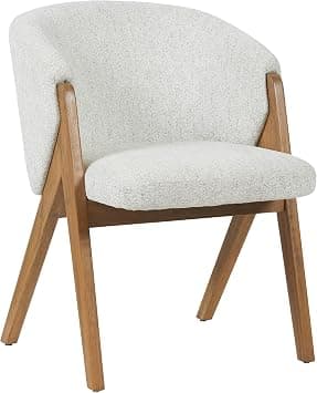 Nordic Cross Leg Chair -Luxurious Solid Wood Legs,Comfortable,Textured Fabric on Amazon.ae - Price Tracker