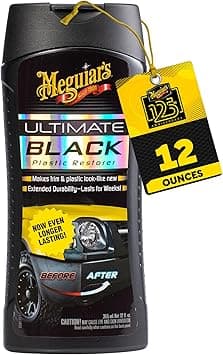 Meguiar's Ultimate Black Plastic Restorer, 12 oz, G15812, H7.29 X W3.034 X D1.889 inches - Amazon.ae Price Tracker