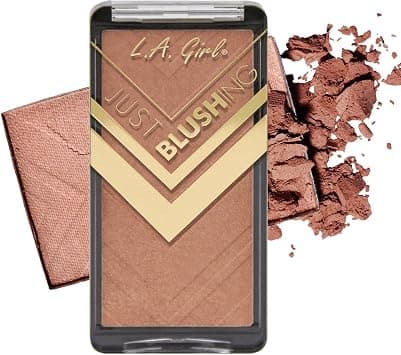 L.A. Girl Just Glowing Blushing Powder, Brown, 7g - Best Deal Finder