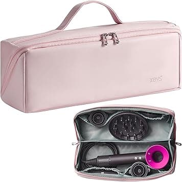Veki Travel Carry Case for Dyson Airwrap Complete Styler and Attachments, Waterproof Storage Bag for Hair Dryers and Accessories, Portable Organizer Compatible with Shark Flexstyle Hair Dryer, pink, M on Amazon.ae - Price Tracker