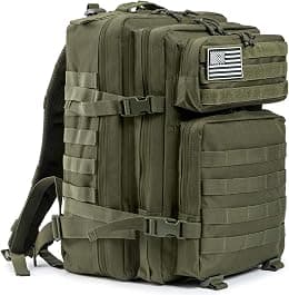 QT&QY 45L Military Tactical Backpacks Molle Army Assault Pack 3 Day Bug Out Survival Bag Hiking Treeking Rucksack - Best Deal Finder