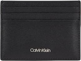 Calvin Klein Epi Ck Cardholder 6Cc Wallets For Men Black Epi Os - Best Deal Finder