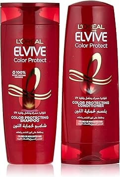 L’Oréal Paris Elvive Colour Protect For Coloured Hair, Shampoo 400 ml + Conditioner 360 ml on Amazon.ae - Price Tracker