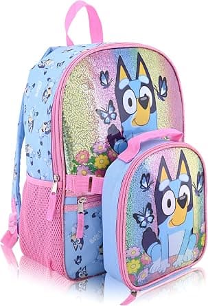 Fast Forward Hello Kitty, Spiderman, Bluey or Stitch Backpack With Lunch Box | Unisex Insulated Lunch Bag Lunch Box on Amazon.ae - Price Tracker
