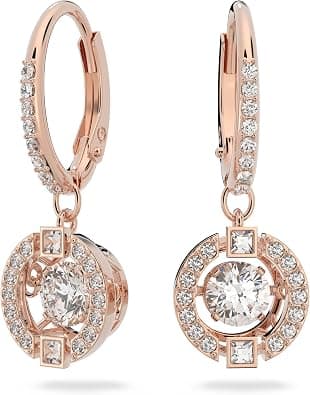 Swarovski Women's Sparkling Dance Earrings, Pair of Pierced Earrings with Sparkling Swarovski Crystals, with Plating on Amazon - Best Deal Finder